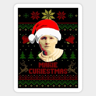 Marie Curie Marie Curiestmas Sticker